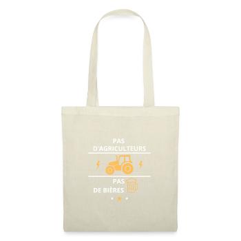 Pas d'agriculteurs, agriculture, tracteur sur - Sac en tissu - nature - Devant