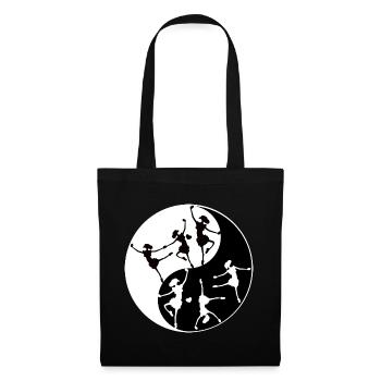 Danse Classique Yin Yang - Sac en tissu - noir - Devant