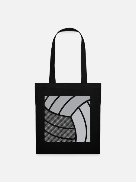 Volleyball - Stoffbeutel - Schwarz