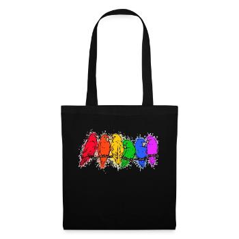 Bird Lover, Animal, Parrot, Birds, Animal Lover - Tote Bag - black - Front