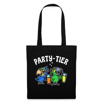 Parrot Statement Animal Lover Pet Bird - Tote Bag - black - Front