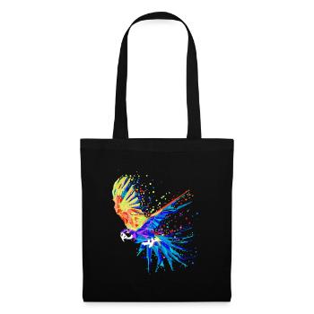 Animal, Bird, Zoo, Parrot, Animal Lover, Pet - Tote Bag - black - Front