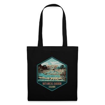 view of the Cologne Botanical Garden - Tote Bag - black - Front
