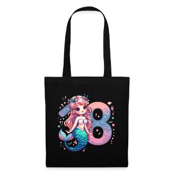 18 Years Mermaid Sweet Birthday Gift - Tote Bag - black - Front