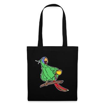Parrot, Bird, Animal, Pet, Tropical, Zoo Animals - Tote Bag - black - Front