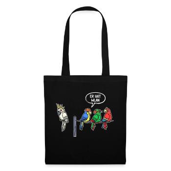 Animal Jungle Birds Statement Parrot Zoo Animals - Tote Bag - black - Front