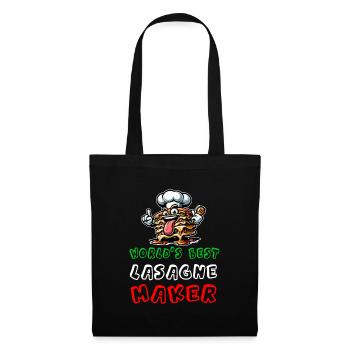 World's best lasagna maker Italia Food - Tote Bag - black - Front