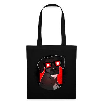 Baster - Sac en tissu - noir - Devant