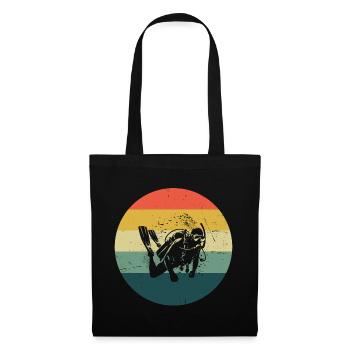 Plongée sous-marine Hommes Plongée sous-marine femme Plongée sous-marine - Sac en tissu - noir - Devant