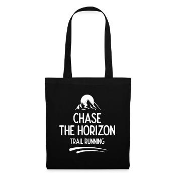 Trail Running - Chase The Horizon - Tote Bag - black - Front