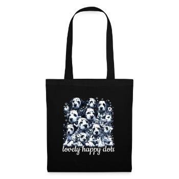 Dalmatian Puppy Puppy Cute Dots Dog Gift - Tote Bag - black - Front