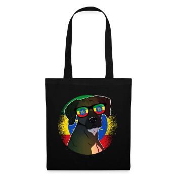 Éthiopie - Sac en tissu - noir - Devant