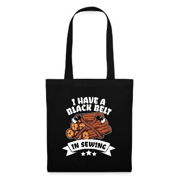 Woodwork Woodwork Wood Lumberjack Statement - Tote Bag - black - Front