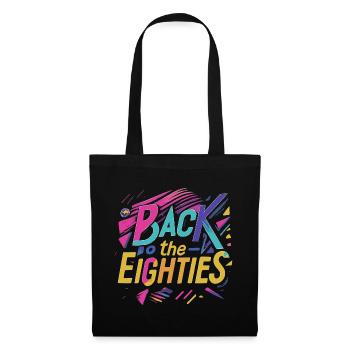 Colorful 80s Neon Lettering - Tote Bag - black - Front