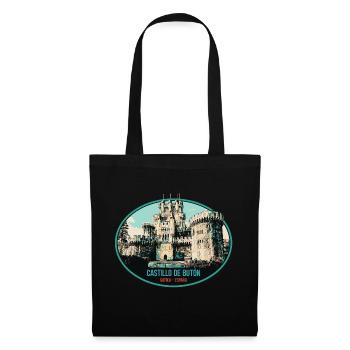 Illustration Chateau Butrón, Spain - Tote Bag - black - Front