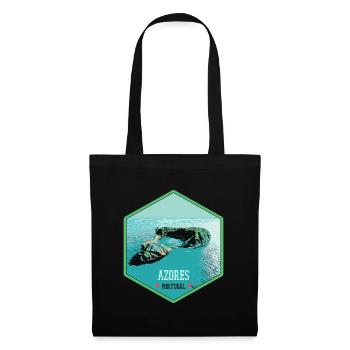 Illustration Volcanic islets, Azores - Tote Bag - black - Front