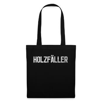 Forester Chainsaw Wood Lumberjack Woodwork - Tote Bag - black - Front