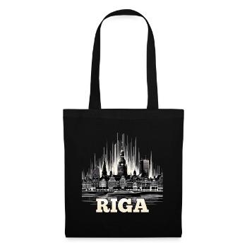 Riga Capital Latvia Baltic States Gift - Tote Bag - black - Front