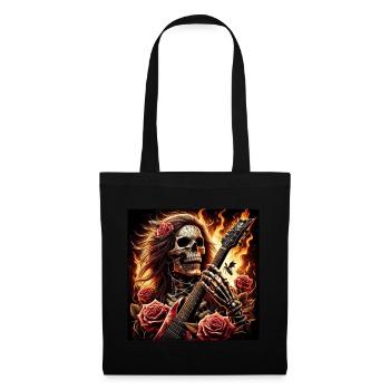 Heavy Metal en feu - Sac en tissu - noir - Devant