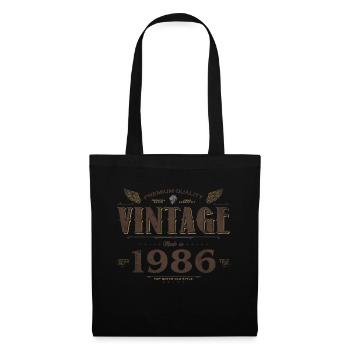 38 Jahre alter Jahrgang 1986 Limitierte Auflage 38. - Stoffbeutel - Schwarz - Vorne