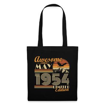 May 1954 Vintage Born Birthday Gift - Tote Bag - black - Front