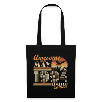 May 1994 Vintage Born Birthday Gift Idea - Tote Bag - black - Front