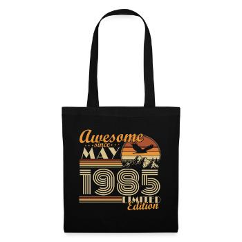 May 1985 Vintage Born Birthday Gift Idea - Tote Bag - black - Front