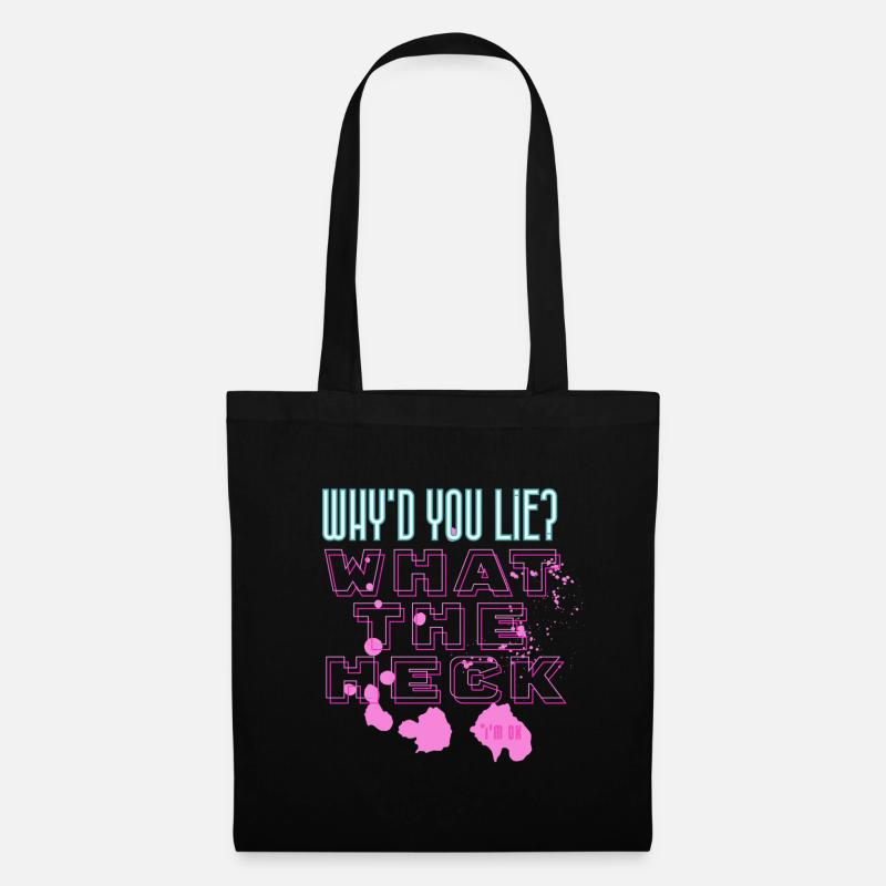 What The Heck - Stoffbeutel - Schwarz