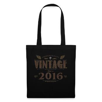 8 Years Old Vintage 2016 Limited Edition 8th - Tote Bag - black - Front