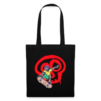 Drawing Illustration Tattoo Graffiti Street Art - Tote Bag - black - Front