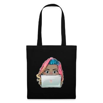 Vibrant Reva Prisma working Girl Design - Tote Bag - black - Front