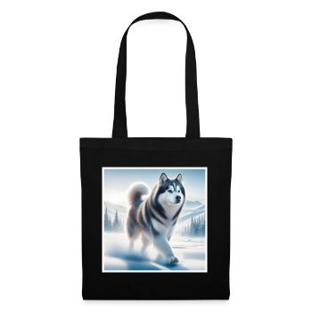 Husky - Tote Bag - black - Front