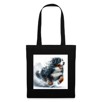 Bouvier bernois - Sac en tissu - noir - Devant