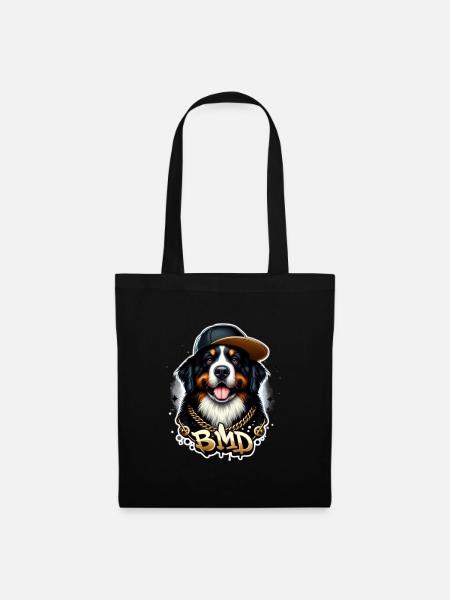 Bouvier bernois - Sac en tissu - noir