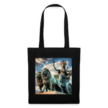 Déesse Cybèle - Sac en tissu - noir - Devant