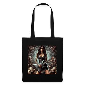 Guitariste en enfer - Sac en tissu - noir - Devant
