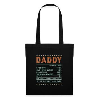Dad Sayings and Jokes - My Dad the Superhero - Tote Bag - black - Front