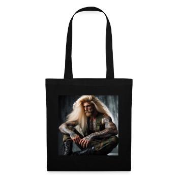 Militaire lourd - Sac en tissu - noir - Devant
