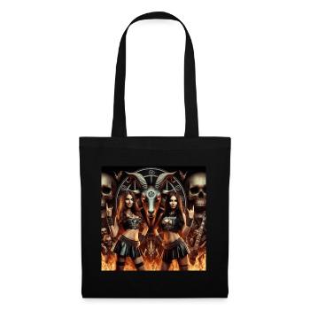 Des métalleux heureux en enfer - Sac en tissu - noir - Devant