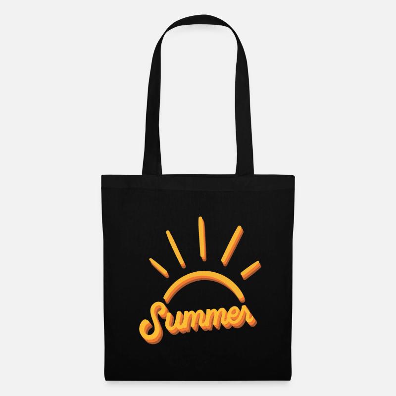 Sommer - Summer - Tote Bag - black