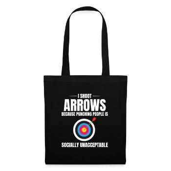 Tir à l’arc Cibles Archer Bullseye Tir Sport - Sac en tissu - noir - Devant