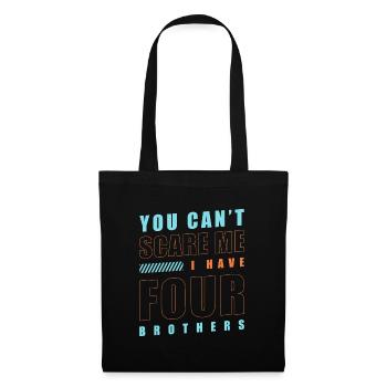 Famille Bébé Coeur - Sac en tissu - noir - Devant