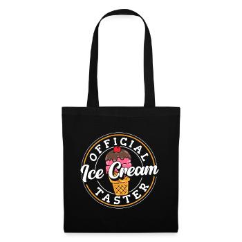 Saveur de bonbon à la crème glacée - Sac en tissu - noir - Devant