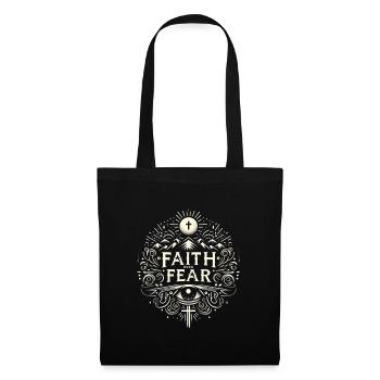Belief over Fear Motive - Tote Bag - black - Front