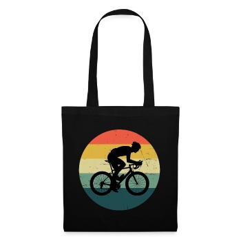 Road Cyclist Road Bike Road Cycling Road Bike - Tote Bag - black - Front