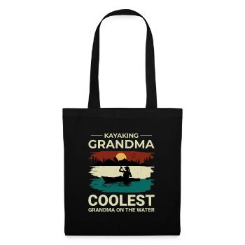 kayak Gradma Kayak Canoë Kayak Drôle - Sac en tissu - noir - Devant
