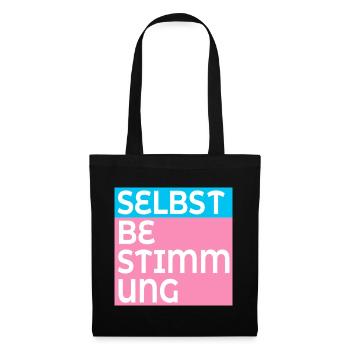 TRANS SELBSTBESTIMMUNG - Stoffbeutel - Schwarz - Vorne