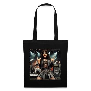 Metalhead in front of the stage - Tote Bag - black - Front