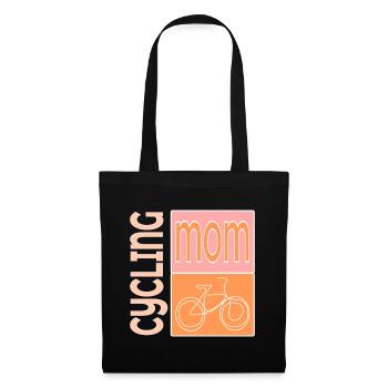 CYCLING MOM BIKE ART - Tote Bag - black - Front