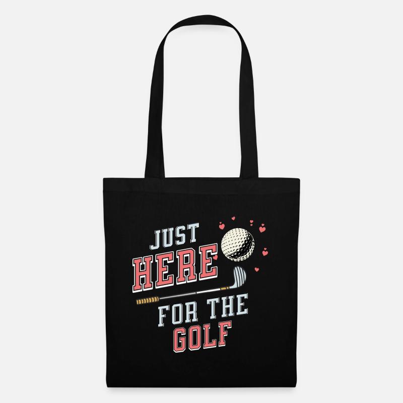 Conception de motivation pour le golf pour les amateurs de golf - Sac en tissu - noir